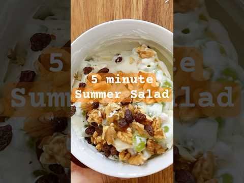 5-Min Healthy Fruit Yogurt Salad