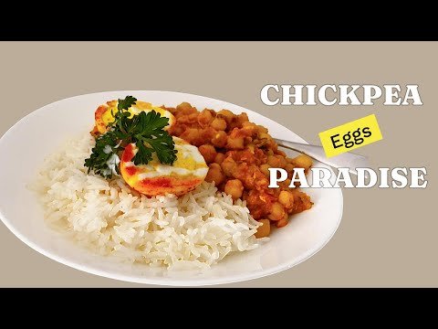 Chickpea Eggs Paradise | Protein-Packed Curry Bowl