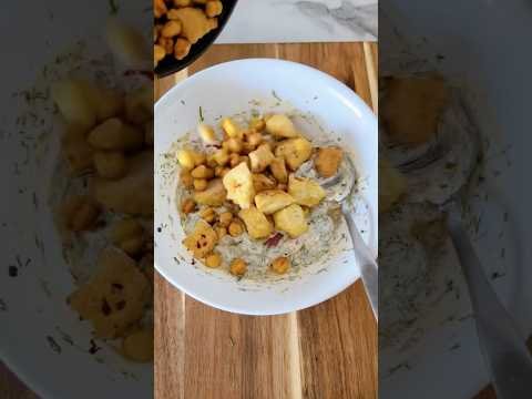Chickpea Tofu Dill Salad