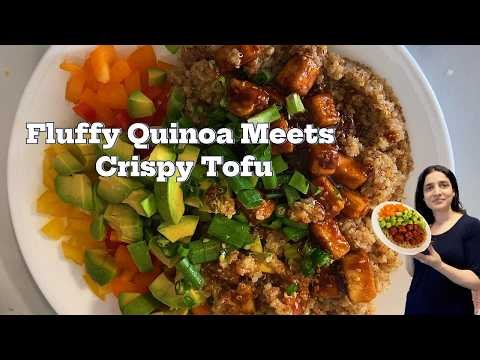 Protein-Packed Quinoa Tofu Veggie Bowl | Healthy, Easy & Delicious!