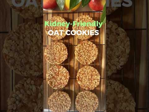 Flourless, Oil-Free, Egg-Free Kidney-Friendly Oat Cookies
