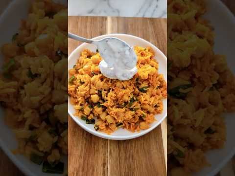 Budget Friendly One Pot Chickpea Rice & Cooling Yogurt Dip