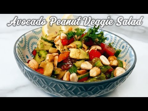 Avocado Peanut Salad