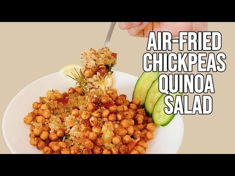Air-Fried Chickpea Quinoa Salad
