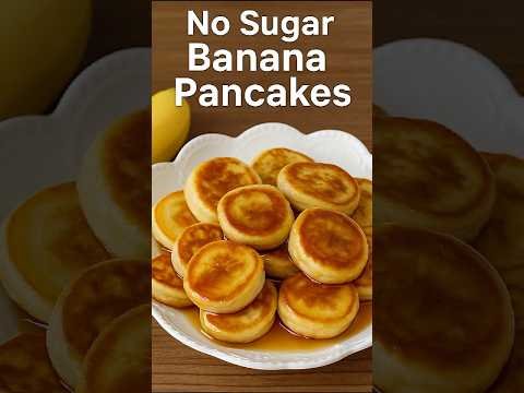 No Sugar Fluffiest Banana Pancakes That Taste Like Dessert