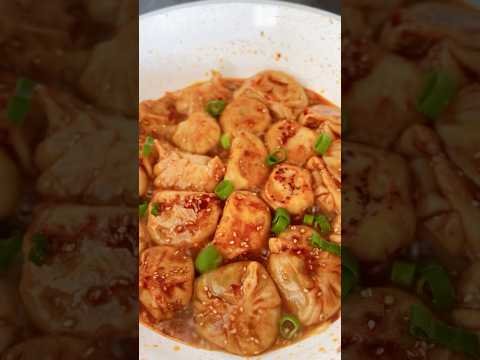 Crispy Saucy Pan-Fried Dumplings with Soy-Sesame Glaze | Tofu-Paneer Momo