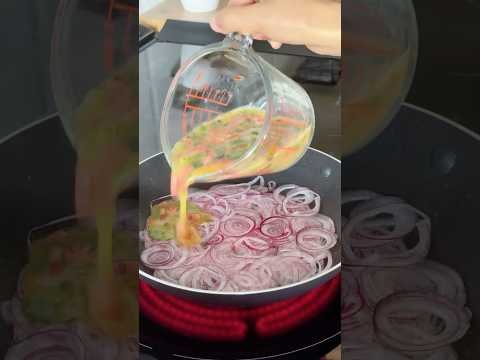 Golden Onion Omelet