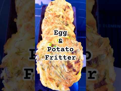 Crispy Potato Egg Fritters