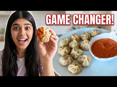 Homemade Veg Momo with Tofu-Paneer | Dumplings with Spicy Chutney