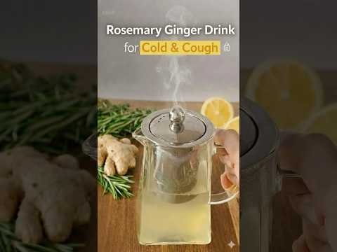 Honey Ginger Rosemary Drink for Cold & Cough