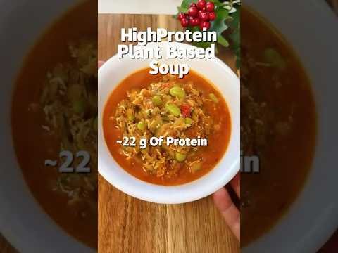 Quick Zucchini Edamame Soup with Tofu