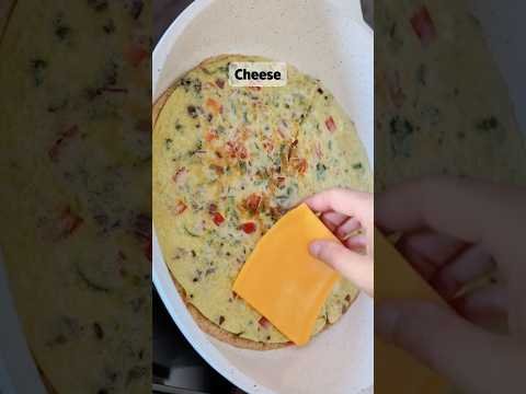 Cheesy Avocado Egg Tortilla Wrap