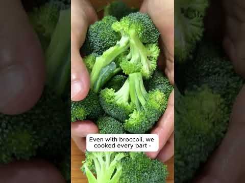Zero Waste Broccoli Stir Fry