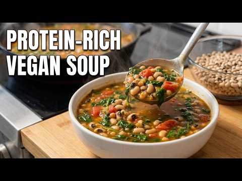 Protein-Rich Black Eyed Beans Soup
