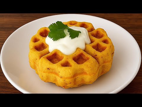 Savory Cornmeal Waffles