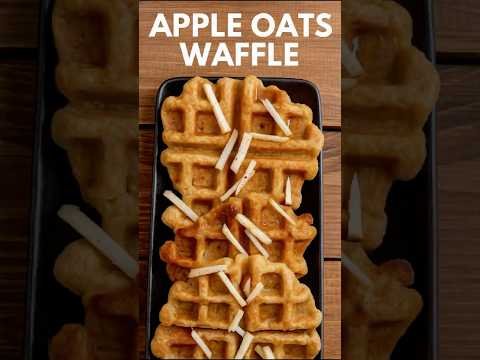 Apple Oats Waffle