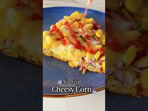 Egg and Sweet Corn Pizza