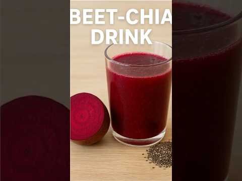 Beetroot Chia Drink for Digestion
