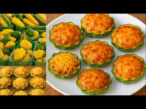 Cheesy Squash Blossom Cups