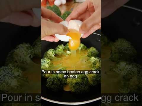 Easy Broccoli Egg Omelet