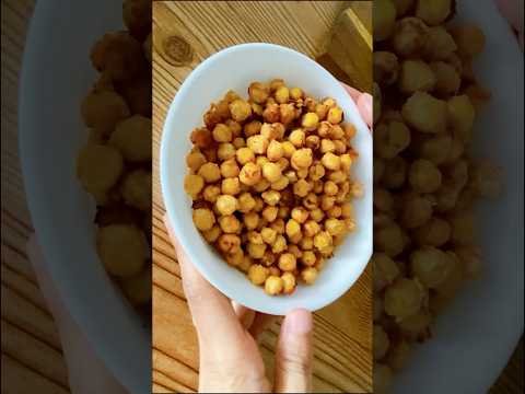 Guilt Free Crunchy Chickpeas in Air Fryer