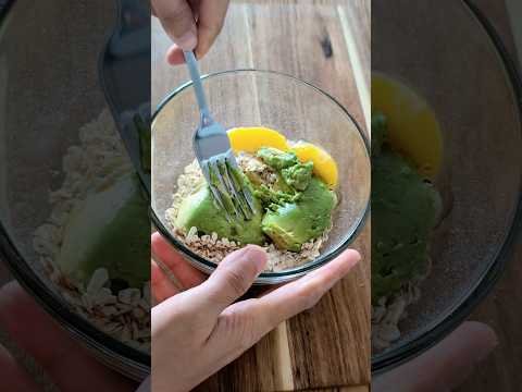 Avocado Oats Egg Pancake Fail