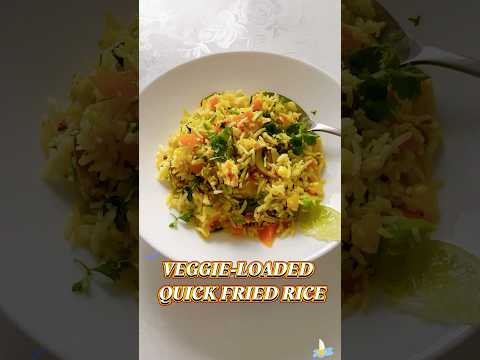 10-Min Veggie Stir-Fry Rice with Mushrooms & Coriander