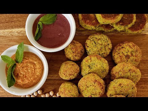 Air Fryer Falafel & Grape Chutney