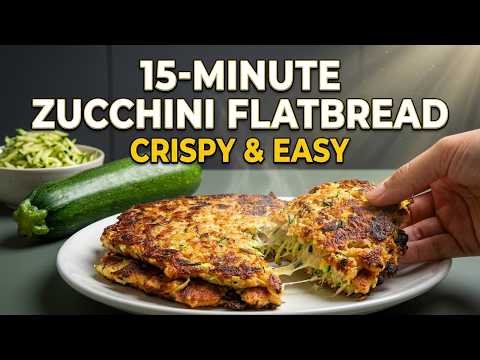 The Rustic Zucchini Flatbread my mom made to get us to eat our veggies