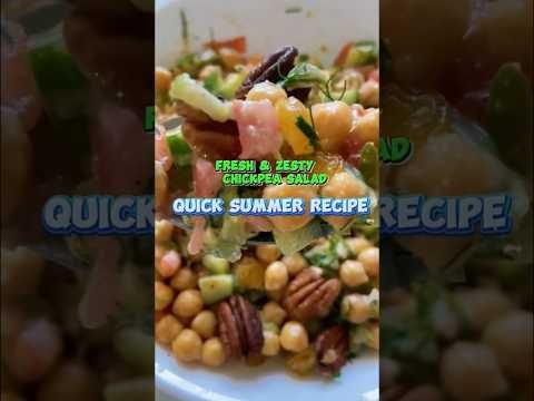 Fresh & Zesty Chickpea Salad