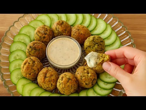 Creamy Potato Dill Balls | Easy Snack with Surprise Filling | Air Fryer Snack Everyone Loves!