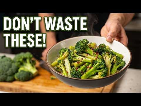Zero-Waste Garlic Broccoli Stir Fry