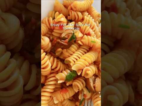 Vegan Mushroom Pasta Under $5! Quick & Healthy Dinner