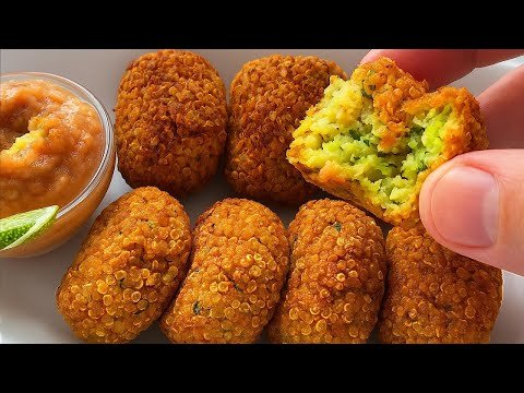 Zucchini Quinoa Bites with Secret Tangy Dip
