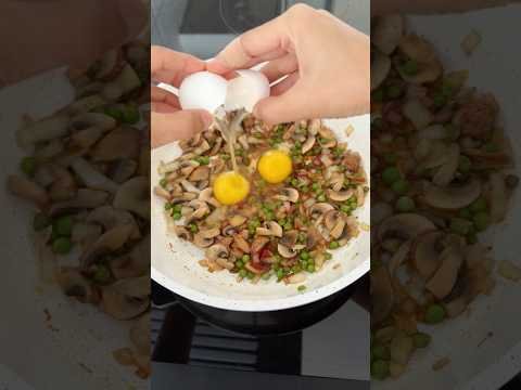 Egg Mushroom Fried Rice
