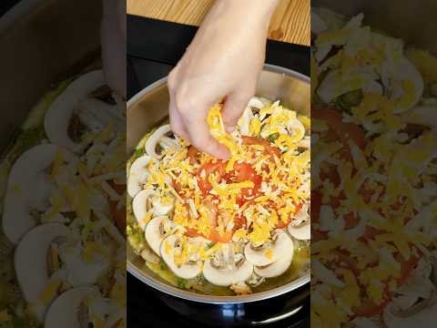 Quick Mushroom and Egg Frittata