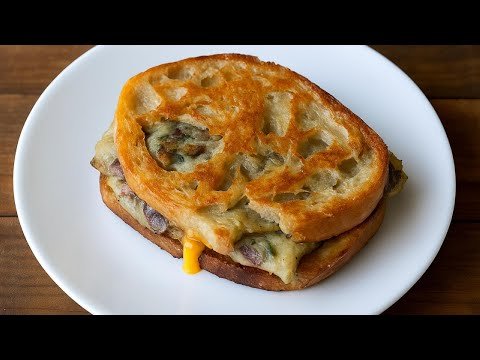 Quick Egg & Mushroom Sandwich