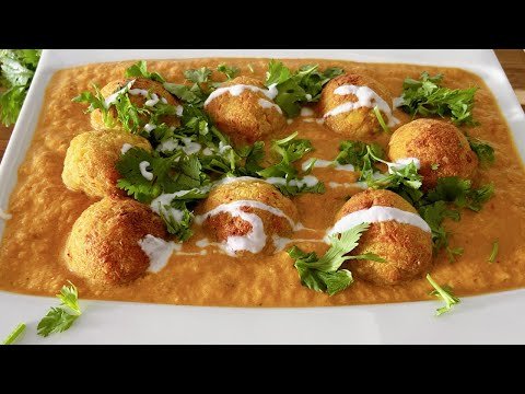Air-Fried Paneer Kofta with Walnut Gravy