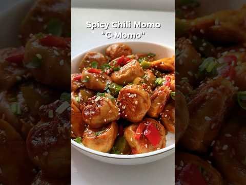 10-Min Spicy C-Momo | Best Way to Eat Frozen Momos!