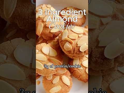 3-Ingredient Flourless Shortbread Cookies