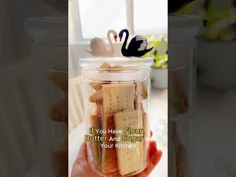 3-Ingredient Easy Shortbread Cookies | Perfect Every Time