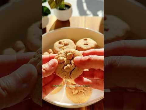 Healthy Flourless Peanut Butter Cookies 🍪 (Soft & Chewy!)