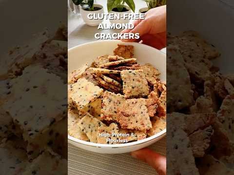 If You Have Almond Flour, Make These Easy Gluten-Free Crackers!