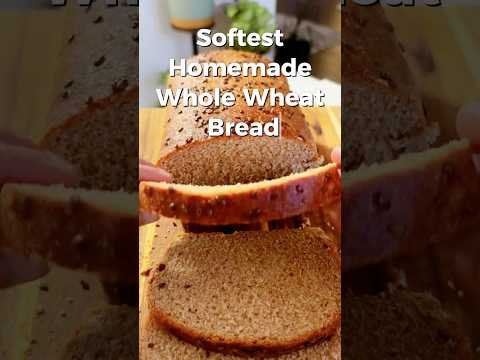 Soft Whole Wheat Bread with Flax | Less Yeast & Slow Rise