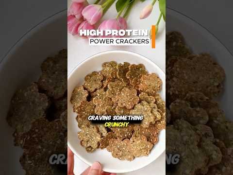 Mung Bean & Chickpea Flour High Protein Crackers