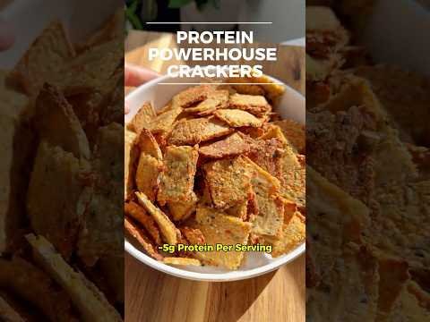 High Protein Flourless Mung Crackers
