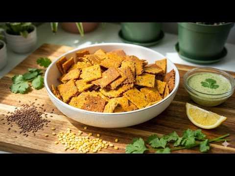 High Protein Sweet Potato & Mung Bean Crackers
