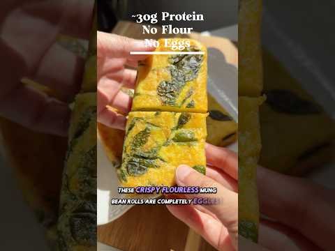 Mung Bean & Tofu Tamagoyaki with Hemp Yogurt Dip