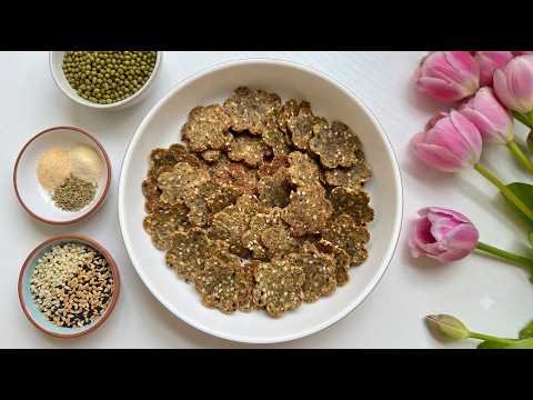 High Protein Mung Bean Crackers