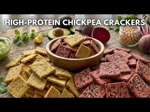 High-Protein Chickpea Crackers